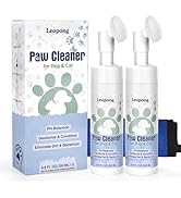 Leopong Dog Paw Cleaner,Dog Paw Wash Care for Dogs Large Medium Small XL Breed,2 Pack Waterless F...