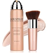 Airbrush Foundation Makeup Spray Silky Lightweight Full Coverage Foundation Face Air Cushion Foun...