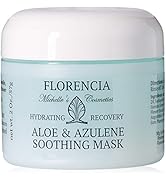 Florencia Aloe & Azulene Soothing Hydrating Gel Mask, Hydrating Recovery, 2 Fluid Ounce