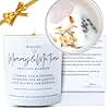 Premium Candle Gifts for New Mom - New Mom Gifts for Women, Suitable for Expecting Mothers Pregnant, Mother's Day Candle Gift, Paraffin-Free Natural Soy Wax with Jasmine, Rose Quartz Crystal, Lavender