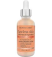 Olivia Care Vitamin C + Hyaluronic Acid Flawless Essential Facial Oil Acid 100% Natural. Nourishi...