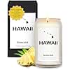 Homesick Scented Candles for Home (Hawaii) - 13.75 oz Long-Lasting Soy Wax Jar Candle for Women & Men for All Occasions, 60-80 Hours Burn Time - Notes of Pineapple & Coconut