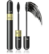 Tubing Mascara 2 in 1 Mascara Black Volumizing and Lengthening,Liquid Lash Extensions Mascara 5x ...