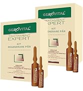 GEROVITAL Kit Hair Growth Serum – 2 Pack (40 Ampoules), Hair Regeneration, Hydrates and Prevents ...