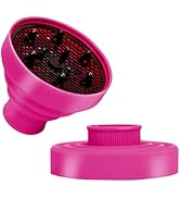 WAJIAYON Universal Collapsible Hair Dryer Diffuser Attachment-Foldable Portable Travel and Easy S...
