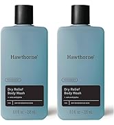 Hawthorne Men's Dry Relief Peppermint Body Wash. For Dry and Sensitive Skin. Soothing and Gentle ...