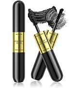 ZHISHUDL Black Tubing Mascara 2 in 1 Mascara Black Volumizing and Lengthening for Eye Makeup,Liqu...