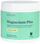 NATALIST Magnesium Plus 300 mg Drink Mix with Calcium & Vitamin D3 - Complete Whole Body Replenis...