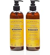 Pharmacopia Citrus Shampoo & Conditioner Bundle – Aromatherapy Hair Care with Natural Plant Based...