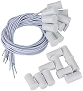 Sonew 10pcs NC Recessed Wired Door Window Sensor Magnetic Reed Switch for Home Security Alarm Sys...