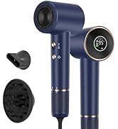 Hair Dryer, 110, 000 RPM Air-Sonic Blow Dryer with High-Speed Brushless Motor, Cool Care Dry Disp...