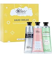 Hand Cream Gift Set - Hand Cream for Women, Shea Butter, Argan Oil, Vitamin E, Moisturizing Hand ...