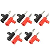 Sonew 10pcs 4mm Banana Plug Solderless Banana Plug Connector Audio Device Stackable Type