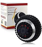 SHRINK Vibrating Massage Ball with 4-Speeds - Deep Tissue Trigger Point Massage Ball for Relievin...