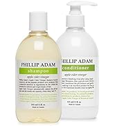 Phillip Adam Apple Cider Vinegar Shampoo and Conditioner Set for All Types of Hair - Sulfate Free...