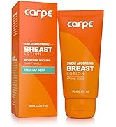 Carpe No-Sweat Breast - Helps Keep Your Breasts and Skin Folds Dry - Sweat Absorbing Lotion - Hel...