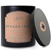 Manly Indulgence Rugged Spice Scented Candle for Men 16.5 oz | 2 Wick & 2X Intense Fragrance | Pu...