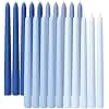 Viyffo 10 Inch Taper Candles Blue Set of 20 Unscented, Dripless, Smokeless Long Tall Tapered Candlesticks Wedding Home Decor Dinner-Natural Color Series