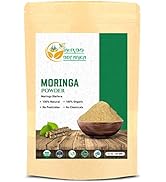 Herbs Botanica Moringa Powder Organic Leaves oleifera Pure Premium Indian Powder Natural Fresh Mo...
