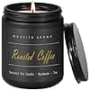 MOASITN Roasted Coffee Highly Scented Candle for Home|Organic Soy Candel| Handmade Long Lasting Aromatheraphy Jar Candles| Gift for Women,Men for Relaxing,Housewarming,Autumn|7oz