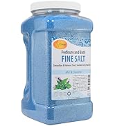 SPA REDI - Detox Foot Soak Pedicure and Bath Fine Salt, Mint and Eucalyptus, 128 Oz - Made with D...
