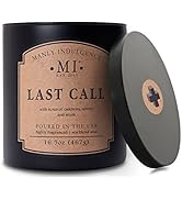 Manly Indulgence Last Call Scented Candle for Men 16.5 oz | 2 Wick & 2X Intense Fragrance | Oakmo...