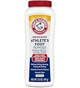 Arm & Hammer Athlete's Foot Powder - Antifungal Treatment for Feet with Baking Soda - Relieves It...