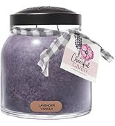 A Cheerful Giver โ Lavender Vanilla - 34oz Papa Scented Candle Jar with Lid - Keepers of the Ligh...
