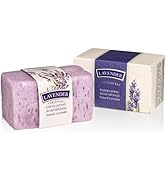 Lavender Exfoliating Soap Sponge, Cleansing Soap Bar and a Gentle Exfoliating Sponge in One, 14+ ...