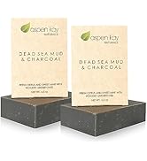 Aspen Kay Naturals Pack of 2 Soap Bars (Dead Sea Mud & Charcoal)