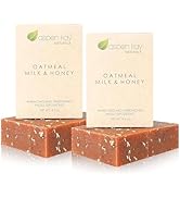 Aspen Kay Naturals Pack of 2 Soap Bars (Oatmeal Milk & Honey)