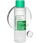 Azelaic Acid Toner โ Korean Mild Exfoliating Skin Prep for Acne-Prone Skin โ Salicylic Acid for P...