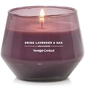 Yankee Candle Studio Medium Candle, Dried Lavender & Oak, 10 oz