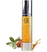 GK HAIR Hair Oil Keratin Treatment Serum Argan Oil Lightweight Formula For Frizz Control Heat Pro...