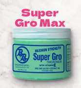 super gro max thickener maximum strength vitamin e hair mask scalp stimulator hair growth