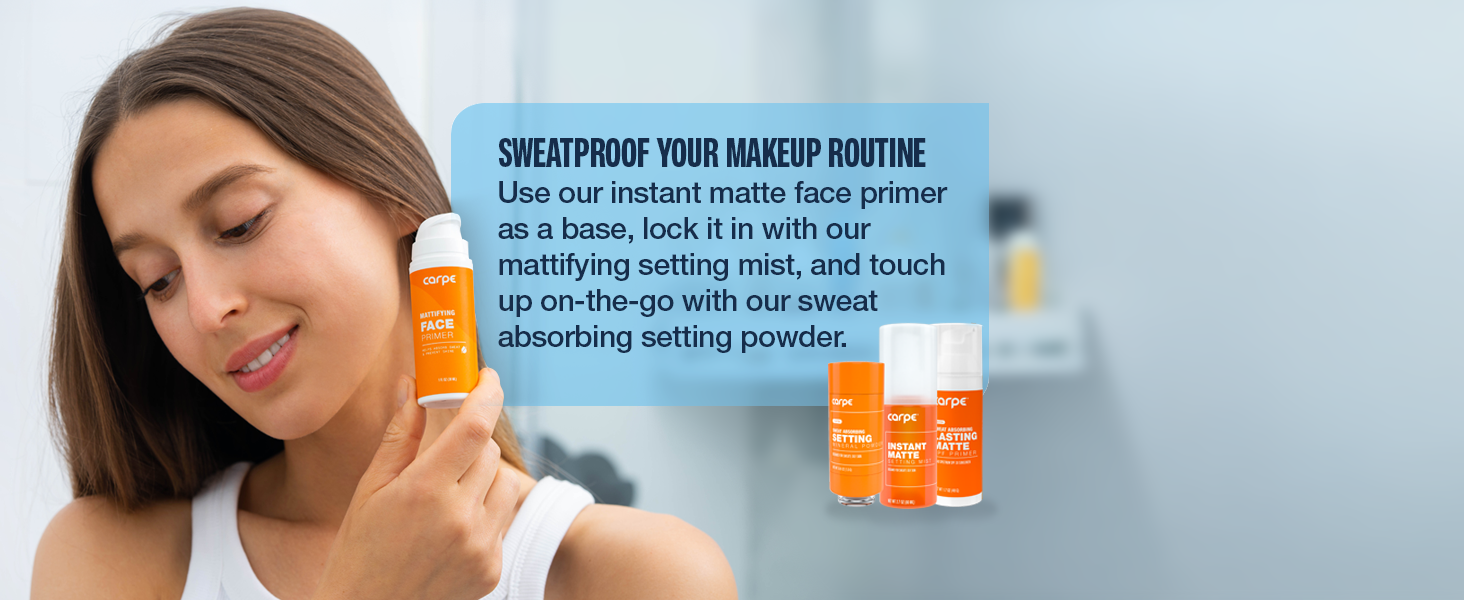 sweatproof your makeup