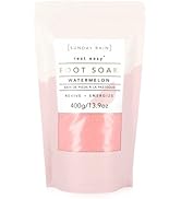 Sunday Rain Rest Easy Luxury Energizing Foot Soak, Vegan & Cruelty-Free, Fruity Watermelon Fragra...