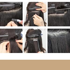 hair extensions install