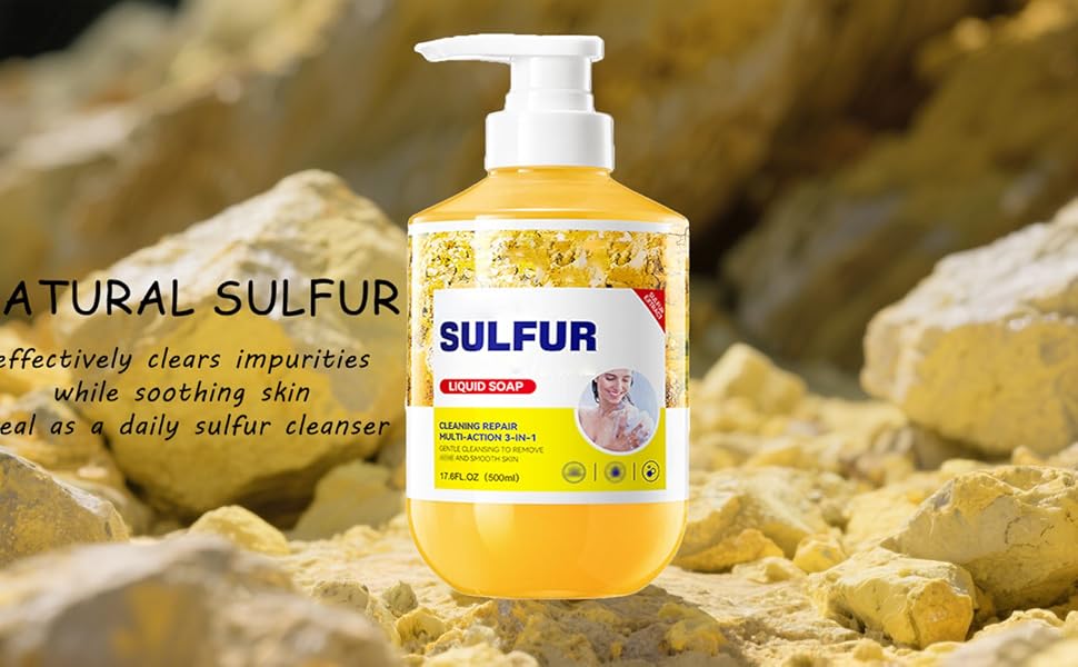 sulfur face wash