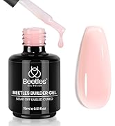 Beetles Builder Gel, Hema Free Jelly Pink Builder Nail Gel for Nails, Nail Strengthener Building ...