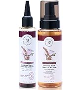NaturAll Jamaican Black castor Oil & Chebe Oil & Hair Mousse - Hair Care Bundle for Frizz Control...