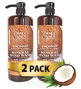 Dead Sea Collection Coconut Oil Liquid Hand Soap - Moisturizing Gel Hand Soap with Pump - Nourish...