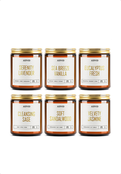 canlde set 6pc