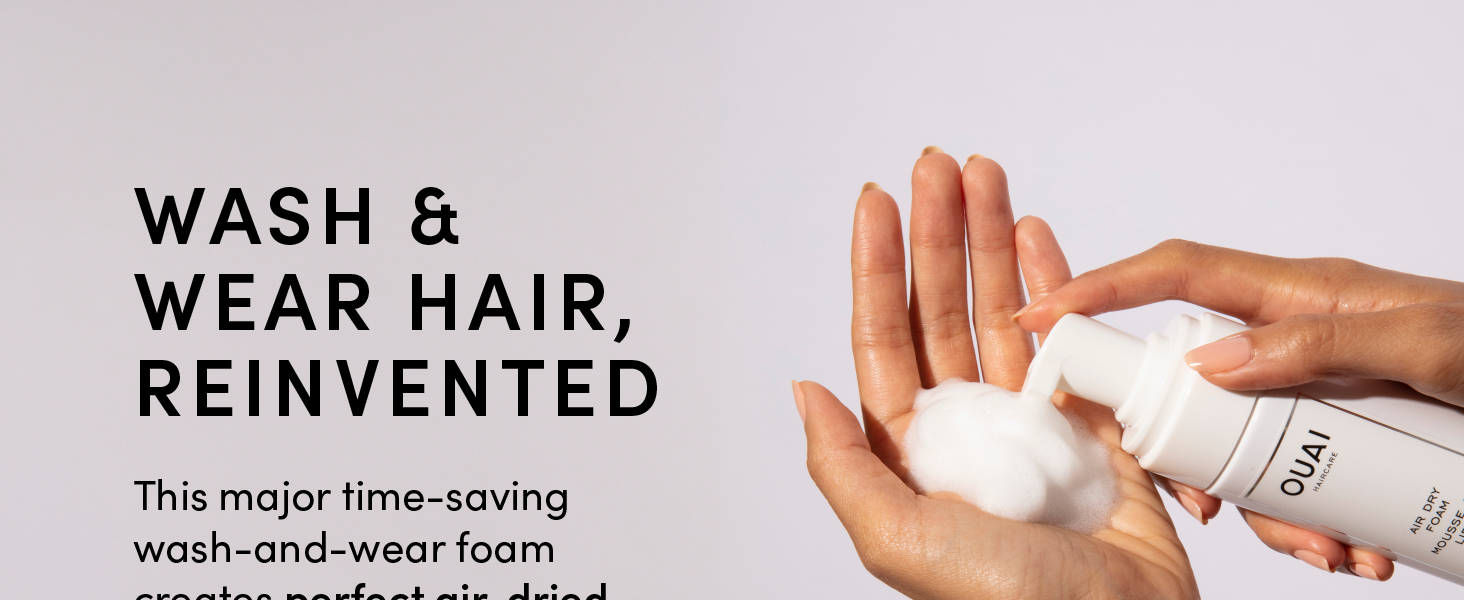 make room in your curly hair products routine for this amazing air dry foam
