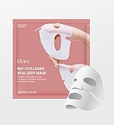 Elvira Bio-Collagen Face Mask - Deep Hydrating Overnight Face Mask, Korean Skincare, Facial Treat...