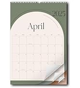 Aesthetic Wall Calendar 2025, 12 Monthly Vertical Calendar January 2025 to December 2025, 15