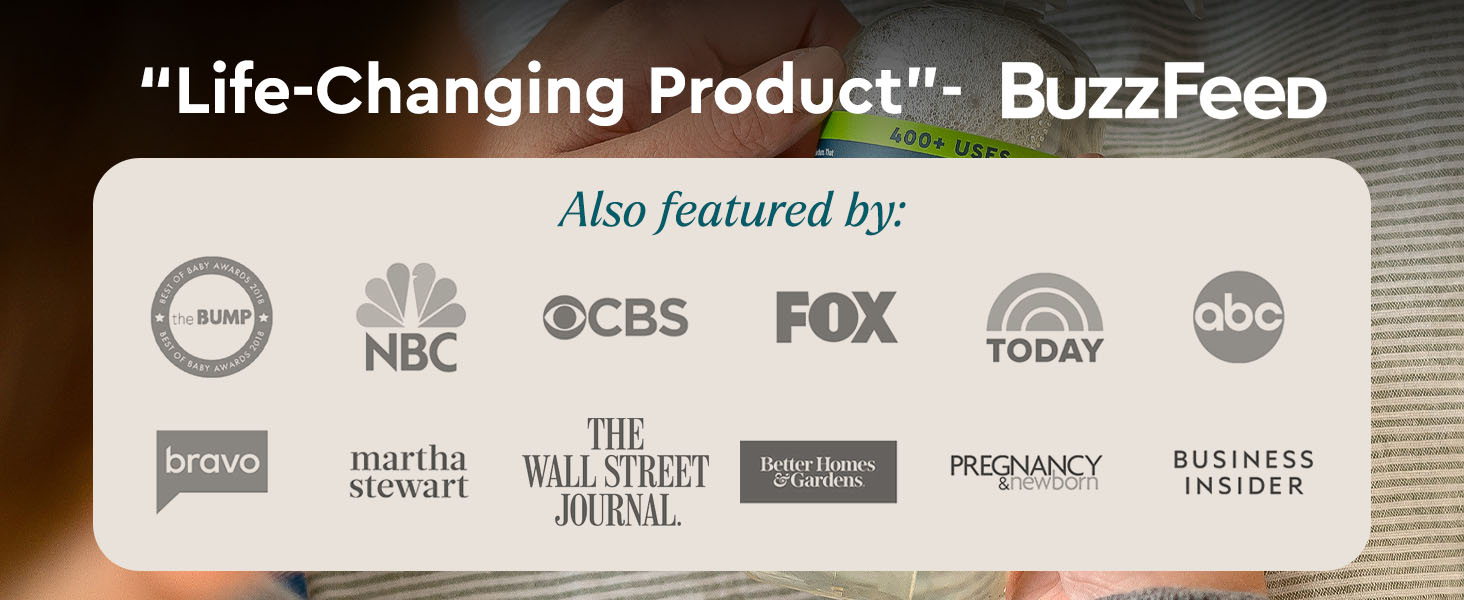 Icons of media outlets that featured and praised Puracy