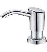 GAGALIFE Built in Sink Soap Dispenser or Lotion Dispenser for Kitchen Sink, Chrome ABS Pump Head,...