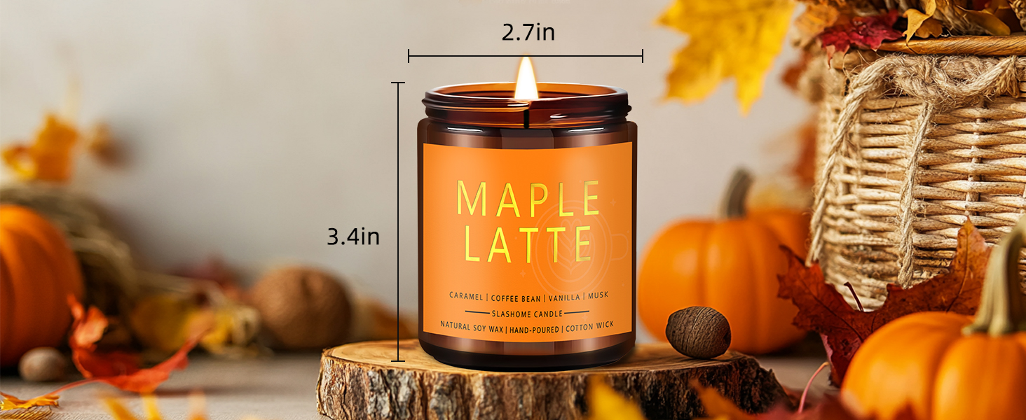 fall candles scented soy halloween holiday birthday autumn christmas tree gifts set women pumpkin