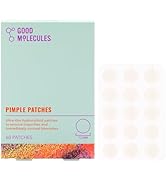 Good Molecules Pimple Patches 60 Pack - Ultra-Thin Hydrocolloid Acne Patches To Conceal Breakouts...